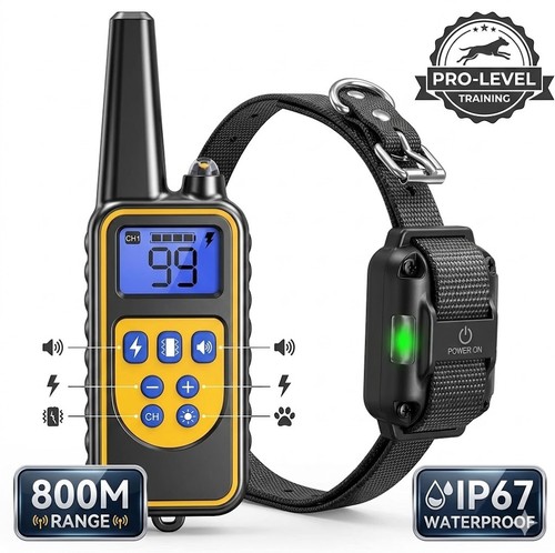 Collier dressage chien 800m - de,